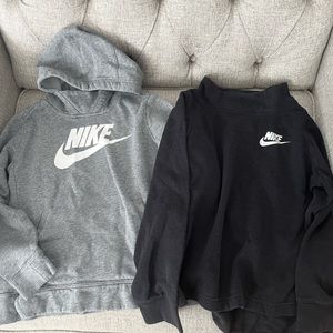 2 Nike girls hoodie and sweater